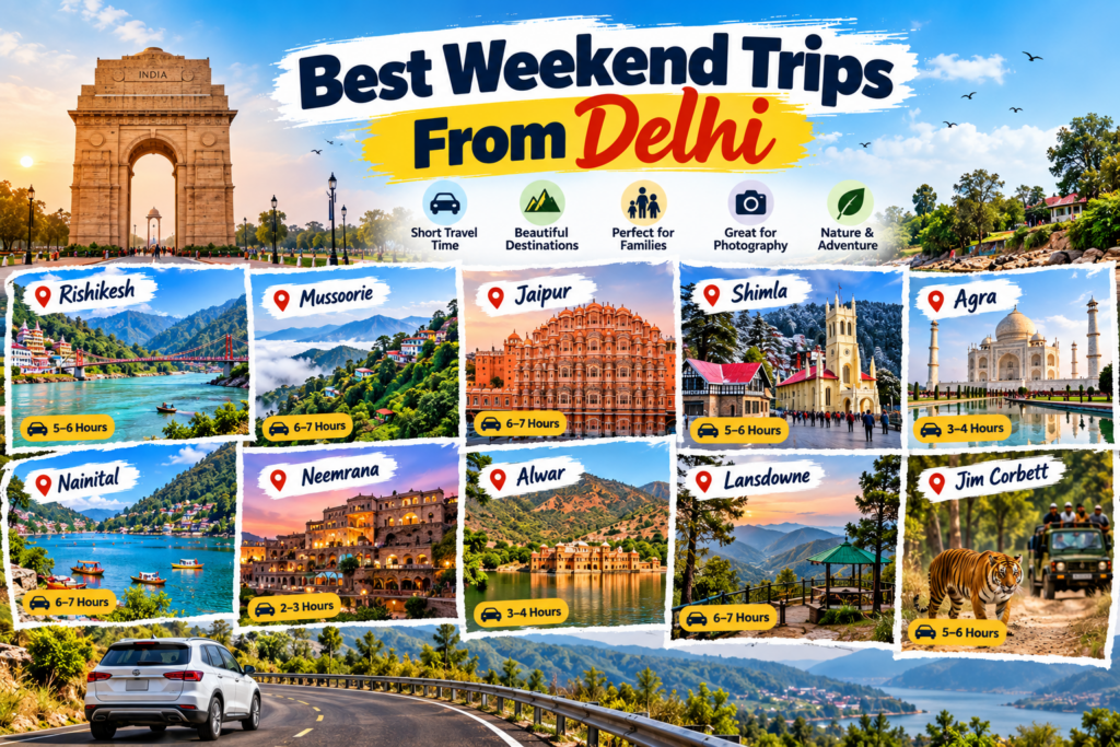 Best Weekend Trips from Delhi