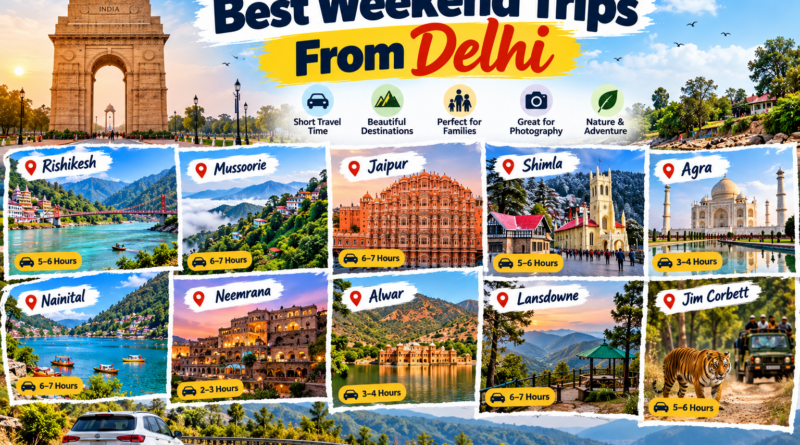 Best Weekend Trips from Delhi