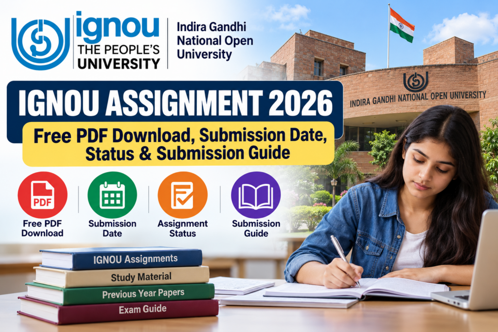 IGNOU Assignment 2026 Study Guide