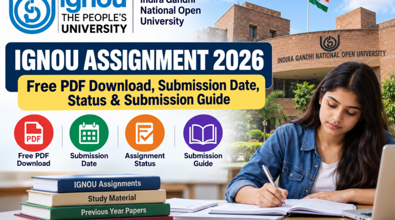 IGNOU Assignment 2026 Study Guide
