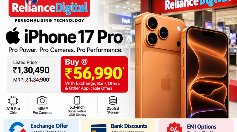 iPhone 17 Pro Reliance Digital Offer